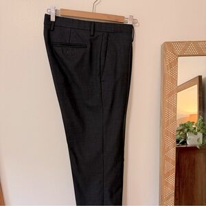 Banana Republic Wool Dress Pant - Dark Gray